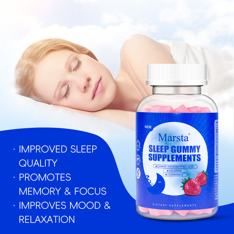 Schlafgummis mit Gamma-Aminobuttersäure SLEEP GUMMY SUPERMENTS