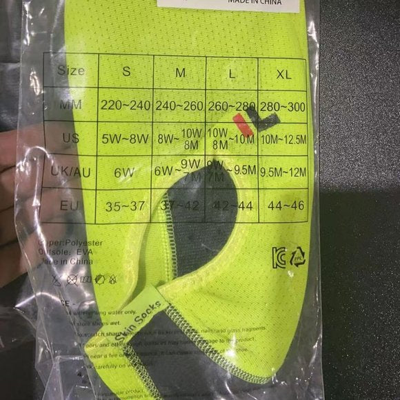 Wassersportschuhe für den Sommer im Freien für Männer, Frauen und Kinder, barfuß, für Strand, Schwimmen, Surfen, Tauchen, schnelltrocknende Aqua-Yoga-Socken zum Reinschlüpfen, Grün, M