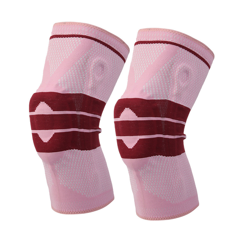Knieschützer mit Silikonfeder, professionelles Springseil, Knie-Meniskus-Schutzhülle, Kniegelenkhülle, Lauf-Patella