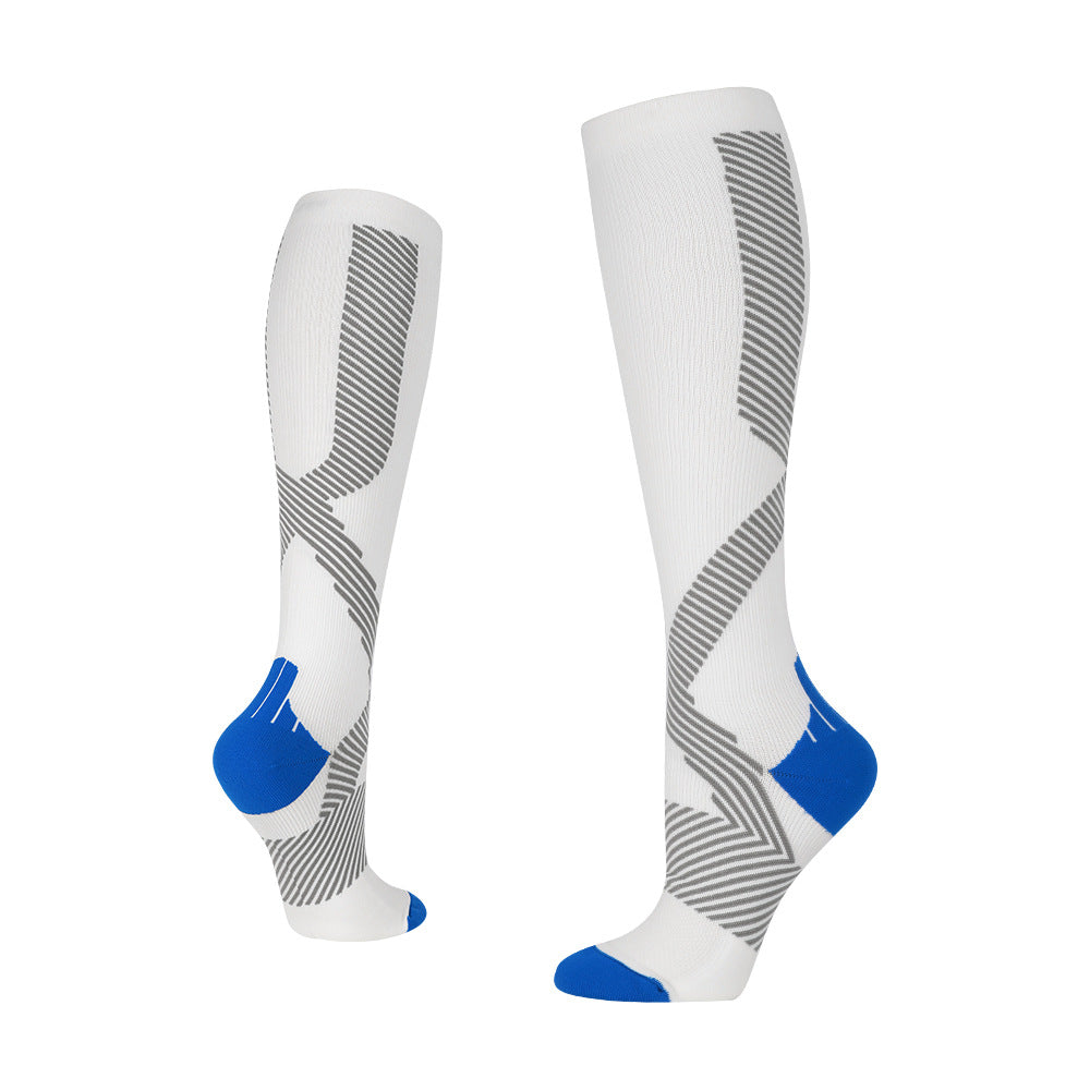 Sport-Drucksocken für Damen und Herren, bequem für den Sport, Kompressionssocken mit einem Druck von