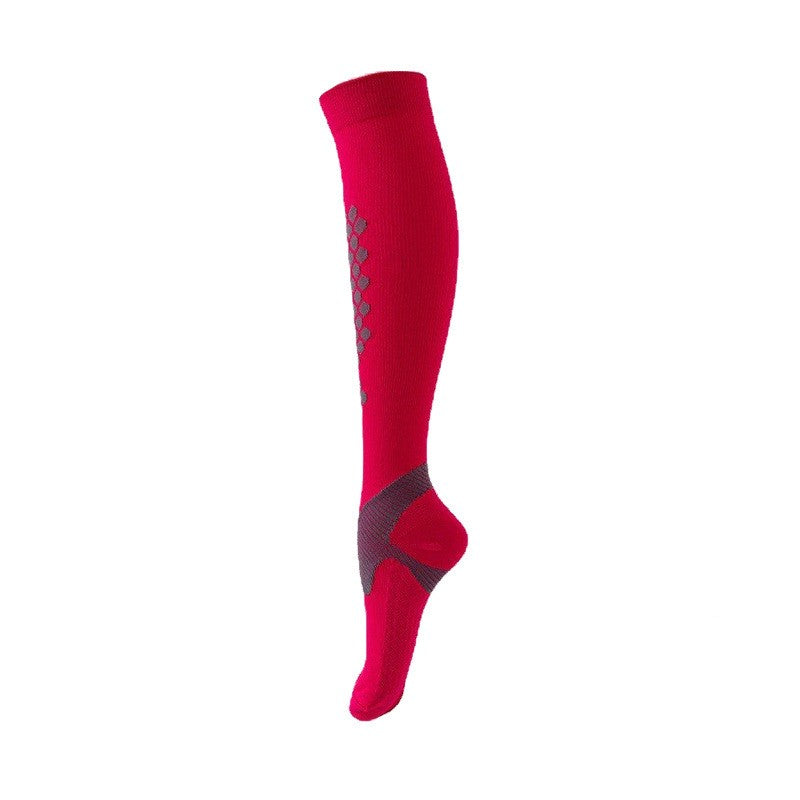 Sports Pressure Socks Women's Summer Sports Professional Long Socks Running Calf Socks Elastic Compression Socks