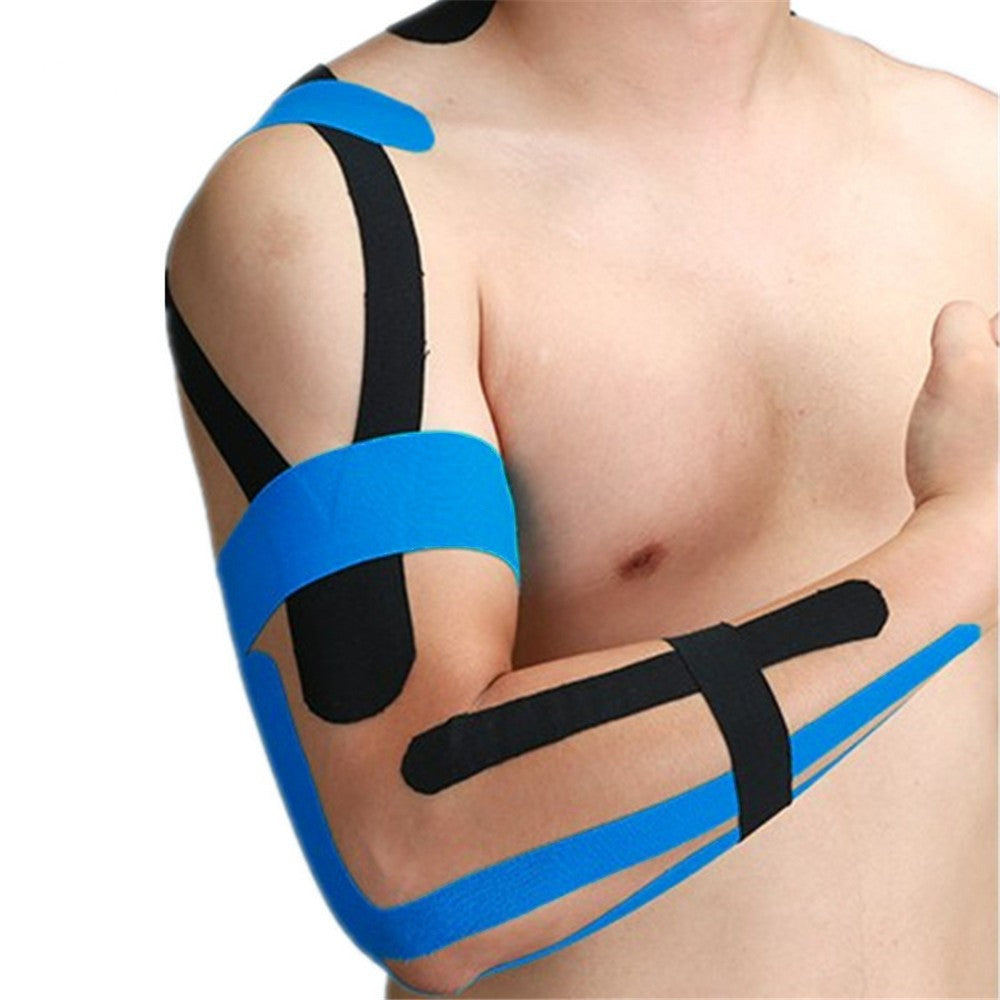 Sportmuskelschutz mit wasserdichtem 5-cm-Muskelpflaster aus Baumwolle/Kinesiologie-Tape mit intramuskulärer Wirkung