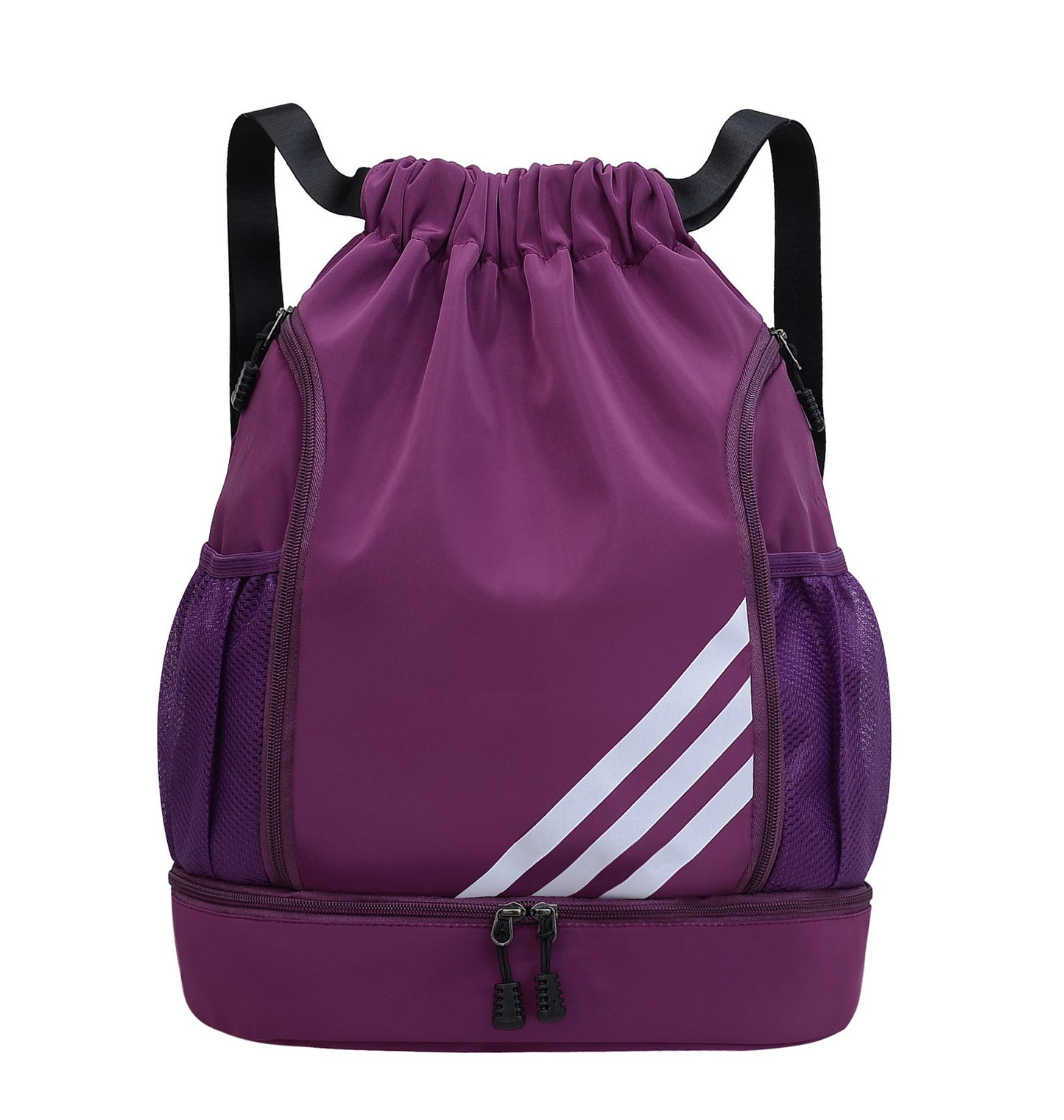 Verdickter Rucksack, große Kapazität, ultraleichte Sport-Schwimmtasche mit Trocken- und Nasstrennung, Trainingsrucksack mit Kordelzug