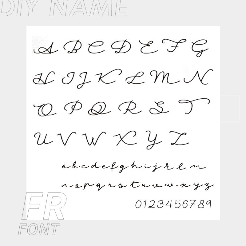 Neue Namenskette aus Edelstahl in Europa und Amerika, modische vergoldete Halskette, Schlüsselbeinkette, individuelle Namenskette, Halskette