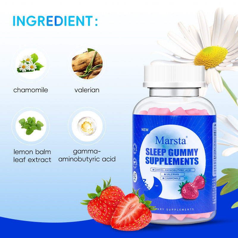 Schlafgummis mit Gamma-Aminobuttersäure SLEEP GUMMY SUPERMENTS