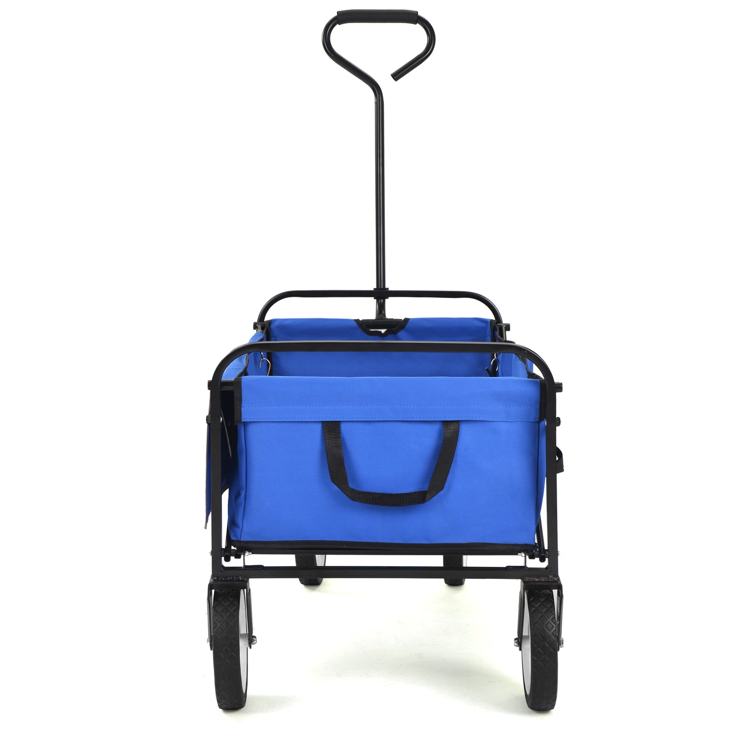 Klappbarer Wagen für Garten, Einkauf und Strand (blau)
