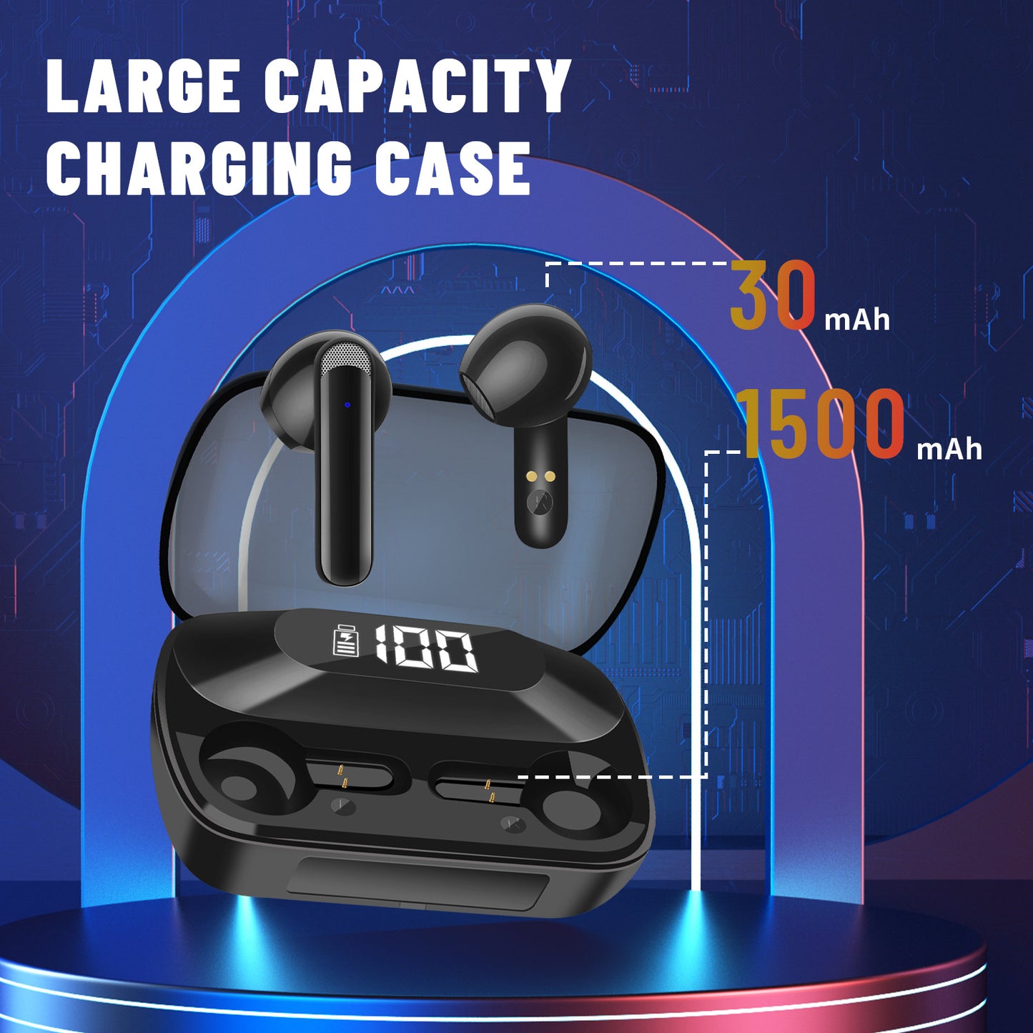 AKZ-S18 Powerbank TWS-Ohrhörer, TW kabellose BT-Ohrhörer, TWS-Ohrhörer mit Powerbank