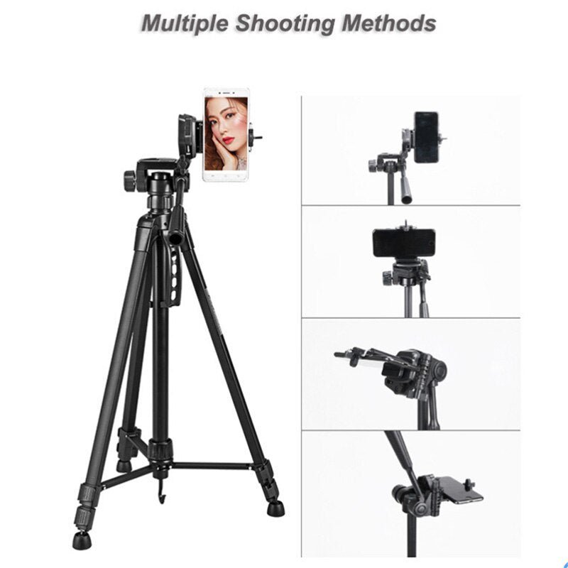 Einzel-Kamera Stativ 360degree Rotating Versenkbare und Höhe-Einstellbar Tragbare Handy Kamera Live Stativ