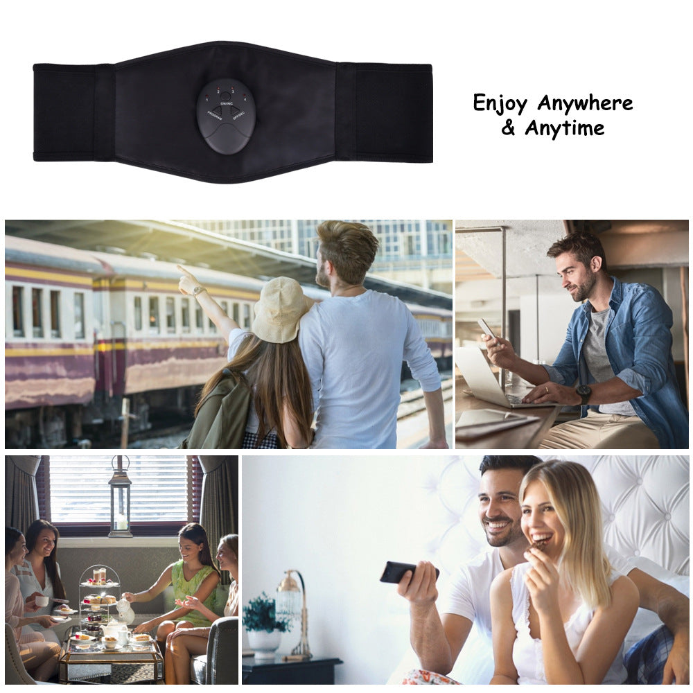 Smart Bauchgurt Bauchgurt Bauchtrainer Fitnessgeräte Bauchmuskelaufkleber Home