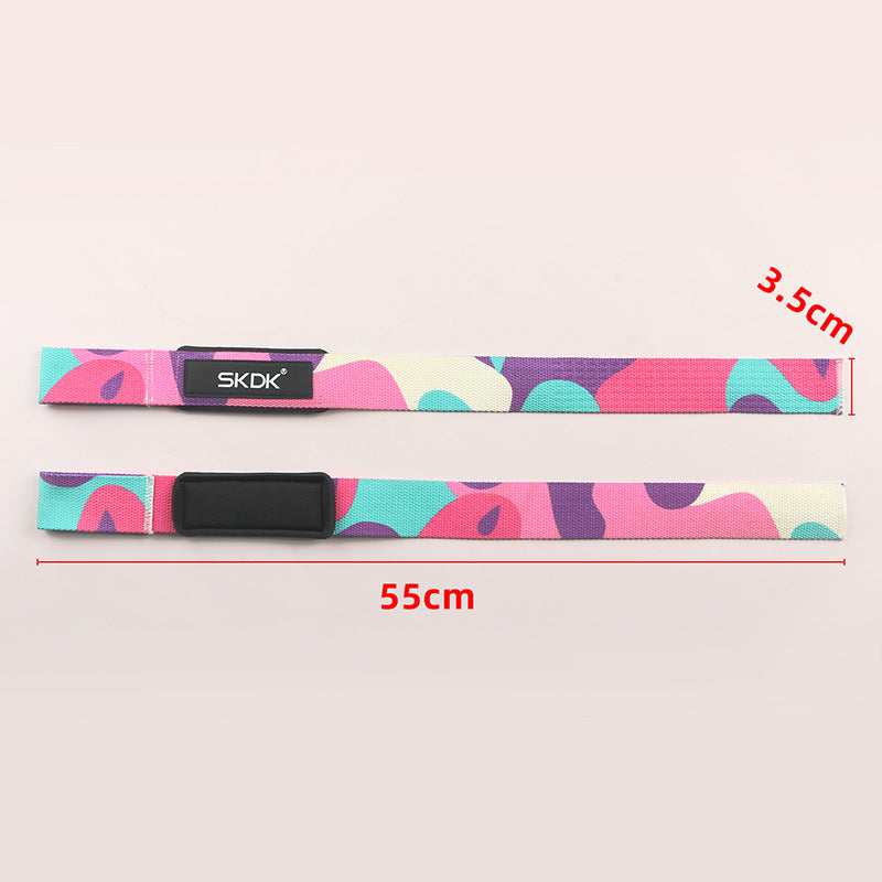 Camouflage Sport Powerband Griffkraftband Fitness Hard Pull Band Klimmzug Hilfsband