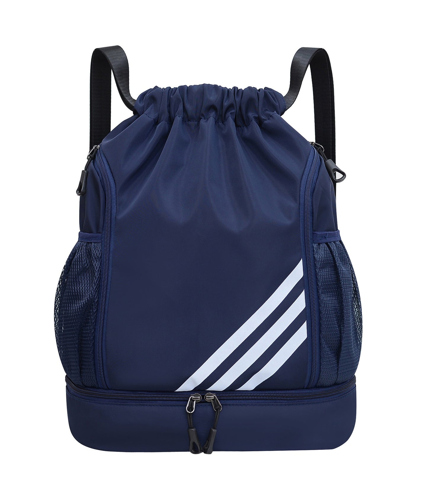 Verdickter Rucksack, große Kapazität, ultraleichte Sport-Schwimmtasche mit Trocken- und Nasstrennung, Trainingsrucksack mit Kordelzug