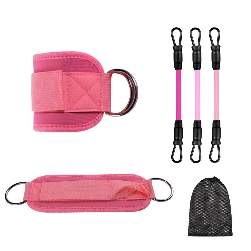 Hüfttraining Kick Pull Seil Knöchelschnalle Gurt Fitness Bein Geschwindigkeit Trainer Gym Fitness Zubehör Sets Beinzieher