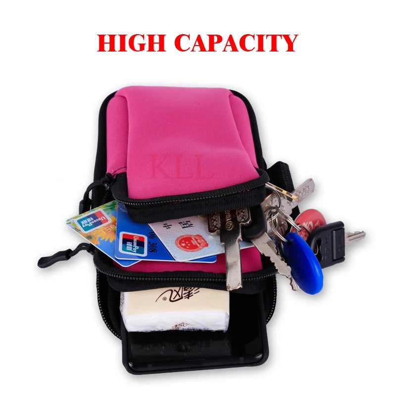 Universal 6'' Wasserdichte Sport Armband Tasche Laufen Jogging Gym Arm Band Handy Tasche Fall Abdeckung Halter für iPhone Samsung
