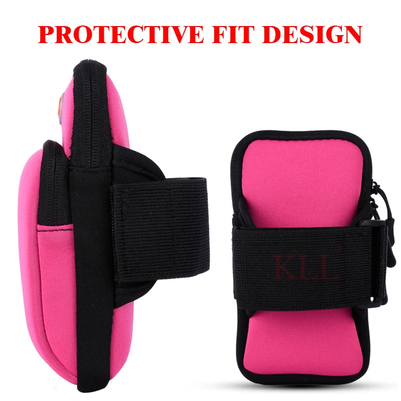 Universal 6'' Wasserdichte Sport Armband Tasche Laufen Jogging Gym Arm Band Handy Tasche Fall Abdeckung Halter für iPhone Samsung