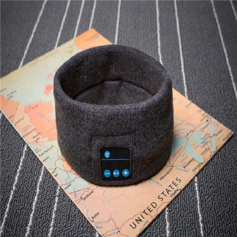 Drahtlose Bluetooth-Stereo-Kopfhörer Lauf Kopfhörer Schlaf Headset Sport Schlaf Musik Stirnband JOY Fashion 
