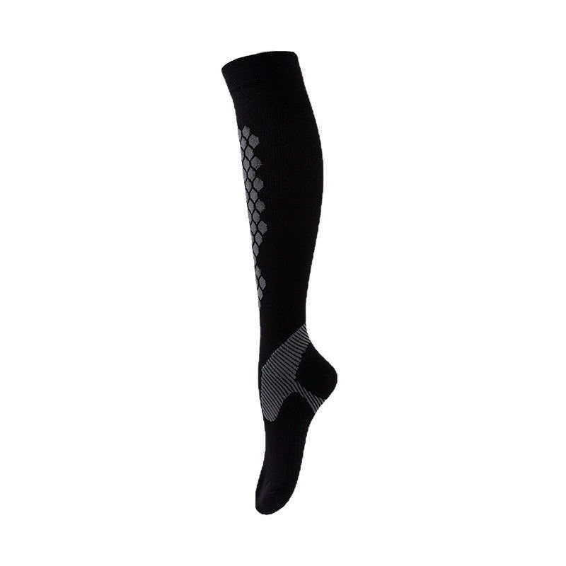 Sports Pressure Socks Women's Summer Sports Professional Long Socks Running Calf Socks Elastic Compression Socks