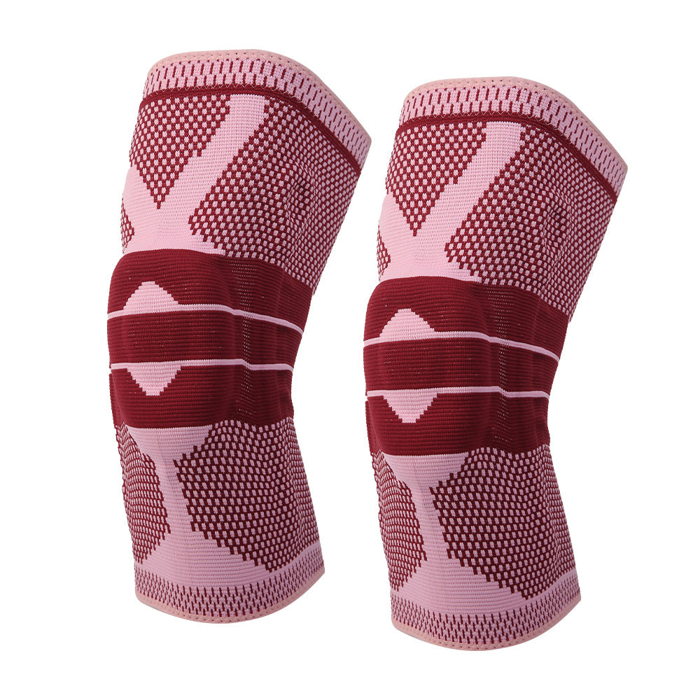 Knieschützer mit Silikonfeder, professionelles Springseil, Knie-Meniskus-Schutzhülle, Kniegelenkhülle, Lauf-Patella