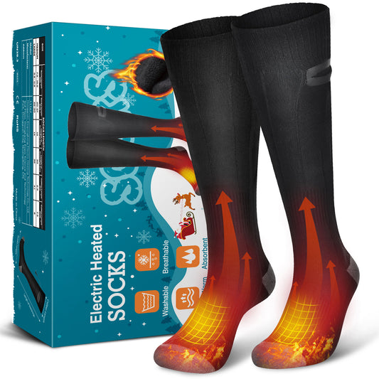 Heiße Socken mit 3-Gang-Elektroheizung, USB für Männer und Frauen Fußwärmer, Winter Elektroheizung und warme Socken