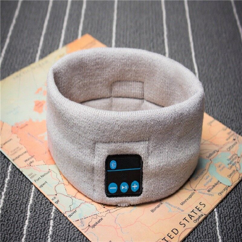 Drahtlose Bluetooth-Stereo-Kopfhörer Lauf Kopfhörer Schlaf Headset Sport Schlaf Musik Stirnband JOY Fashion 