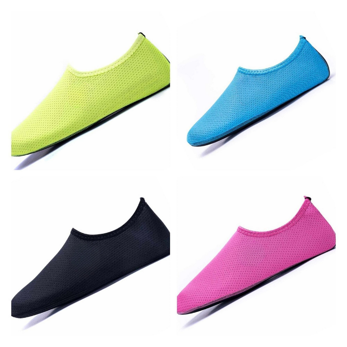 Wassersportschuhe für den Sommer im Freien für Männer, Frauen und Kinder, barfuß, für Strand, Schwimmen, Surfen, Tauchen, schnelltrocknende Aqua-Yoga-Socken zum Reinschlüpfen, Grün, M