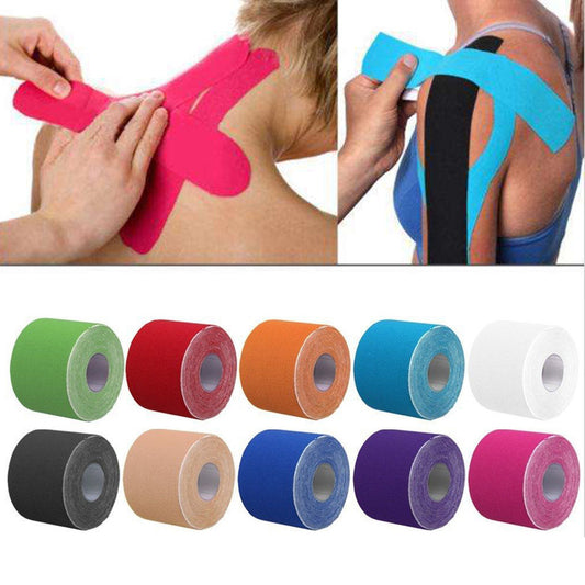 Sportmuskelschutz mit wasserdichtem 5-cm-Muskelpflaster aus Baumwolle/Kinesiologie-Tape mit intramuskulärer Wirkung 