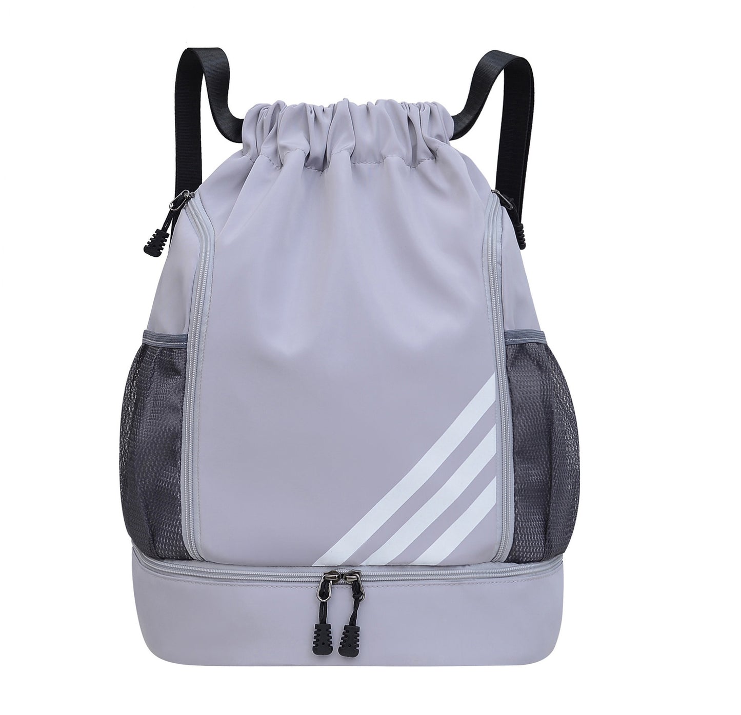 Verdickter Rucksack, große Kapazität, ultraleichte Sport-Schwimmtasche mit Trocken- und Nasstrennung, Trainingsrucksack mit Kordelzug